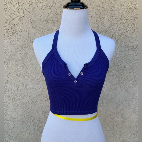 NWT Free People FP Movement Free Throw Henley Top - Picture 4 of 9